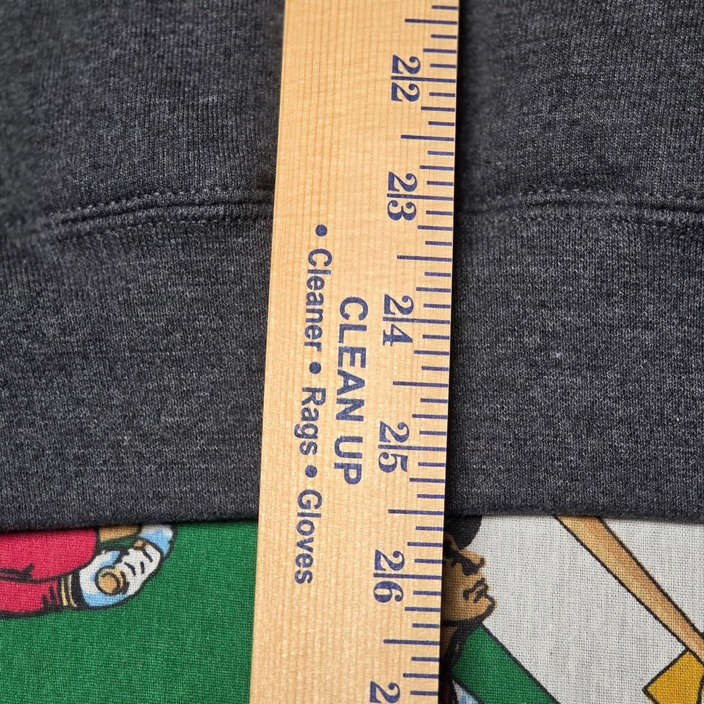 Penn State Hoodie Mens M Champion Eco Fleece Gray Embroidered Sweatshirt CS2071 - Picture 7 of 7